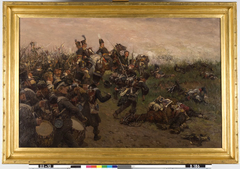 The Chassé Division at the Battle of Waterloo by Jan Hoynck van Papendrecht