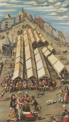 The Cloth Market in 's-Hertogenbosch by Anonymous