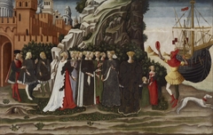 The Departure of Helen and her Entourage for Cythera by Dario di Giovanni