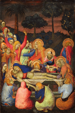 The Entombment of Christ by Simone Martini
