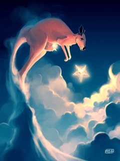 The fable of the kangaroo by Cyril Rolando