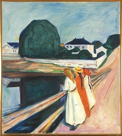 The Girls on the Bridge by Edvard Munch