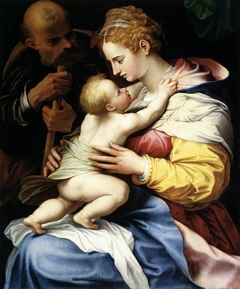 The Holy Family by Girolamo Siciolante da Sermoneta