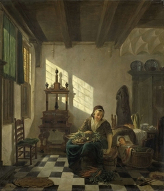 The Housewife by Abraham van Strij I