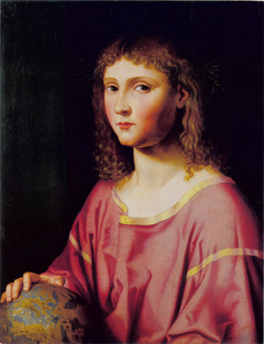 The Infant Christ as Salvator Mundi by Anonymous