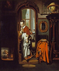 The Listening Housewife - Wallace by Nicolaes Maes