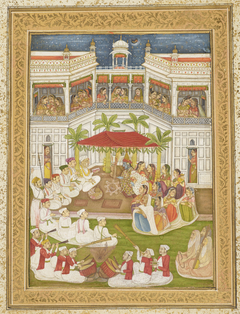 The marriage of Krishna and Rukmini. by Anonymous