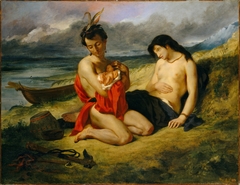 The Natchez by Eugène Delacroix