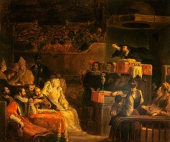 The Preaching of John Knox before the Lords of the Congregation 10th June 1559 by David Wilkie