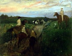 The Promenade on Horseback by Edgar Degas