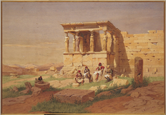 The Prostasis  of the Caryatids on the Erechtheion by Carl Werner