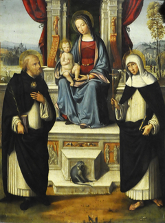 The Virgin and Child with Saints by Benvenuto Tisi