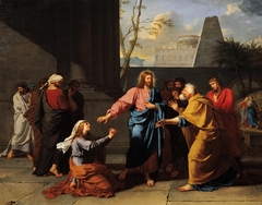 The Woman of Canaan at the Feet of Christ by Jean Germain Drouais
