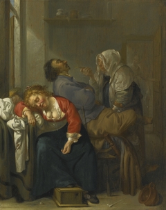 Tickled Sleep (Bordello Scene with Sleeping Couple) by Jacob Duck