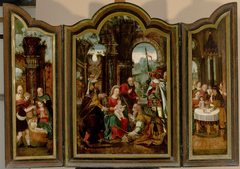 Triptych: Adoration of the Magi, Adoration of the Shepherds, Circumcision by Anonymous