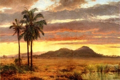 Tropical Landscape by Louis Rémy Mignot