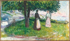 Two Women under a Tree by Edvard Munch