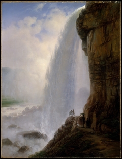 Underneath Niagara Falls by Ferdinand Richardt