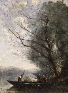The Ferryman by Jean-Baptiste-Camille Corot