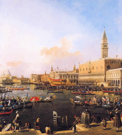 Venice, Bacino di San Marco on Ascension Day by Canaletto