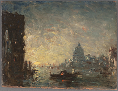 Venise au coucher du soleil by Félix Ziem