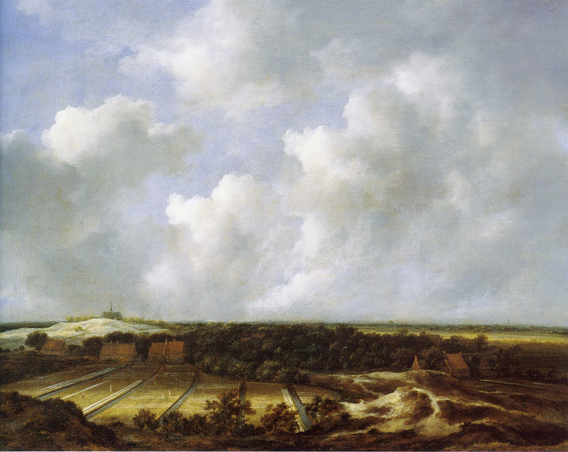 View of the Dunes near Bloemendaal with Bleaching Fields