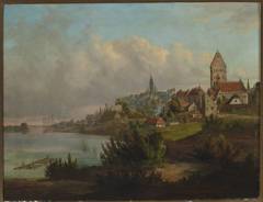 View of the New and the Old Town to the north. by Wojciech Gerson