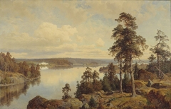 View of Ulriksdal from the Southeast by Johan Edvard Bergh