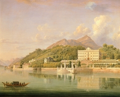 View of Villa Sommariva by Jean-Joseph-Xavier Bidauld