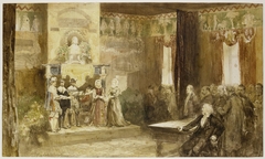 Vondelviering op het Muiderslot, 1867