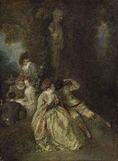 Voulez-vous triompher des Belles ? by Jean-Antoine Watteau