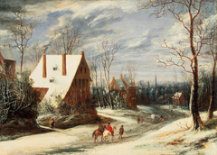 Winter Landscape by Daniel van Heil