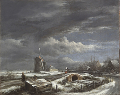 Winter Landscape by Jacob van Ruisdael