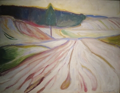 Winter Landscape, Thüringen by Edvard Munch