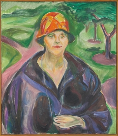 Woman in a Blue Coat by Edvard Munch