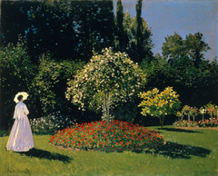 Woman in the Garden by Claude Monet