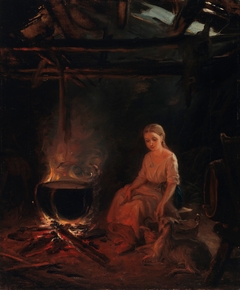 A Peasant Girl by the Pot