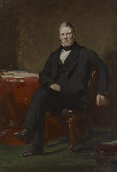 A Portrait Study of a Gentleman Seated in an Interior by Daniel Macnee