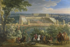 A Stag Hunt at Versailles by Anonymous