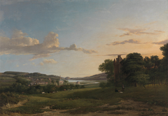 A View of Cessford and the Village of Caverton, Roxboroughshire in the Distance by Patrick Nasmyth