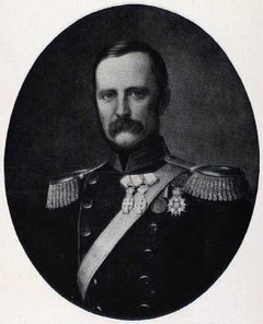 Adolph Wilhelm Dinesen (1807-1876), Danish army officer and estate owner by August Schiøtt