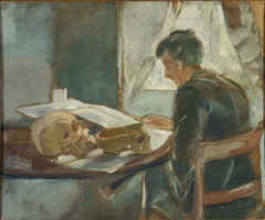 Andreas Munch Studying Anatomy
