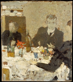 At Table by Édouard Vuillard
