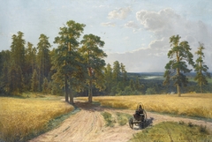 At the Edge of the Pine Forest by Ivan Shishkin