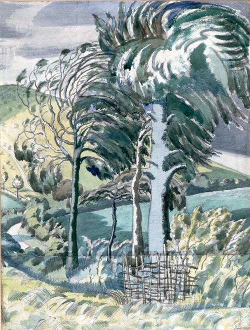 Beeches in the Wind by Paul Nash - Paul Nash - ABDAG002872