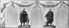 Bildnisse der Künstler Bertel Thorvaldsen und Leo von Klenze by Wilhelm von Kaulbach