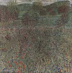 Blühendes Feld by Gustav Klimt