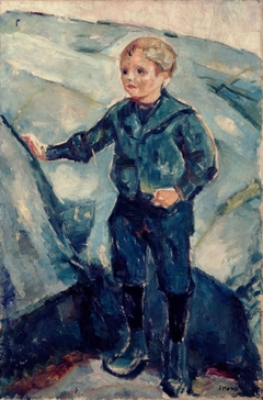 Boy In Blue by Edvard Munch