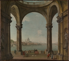 Capriccio with St. Paul's and Old London Bridge by Antonio Joli