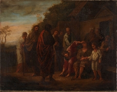 Christ Heals a Born Blind by Pehr Hörberg